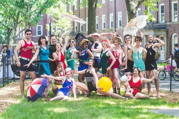 The Bathing Beauties and Beaus Promenade!